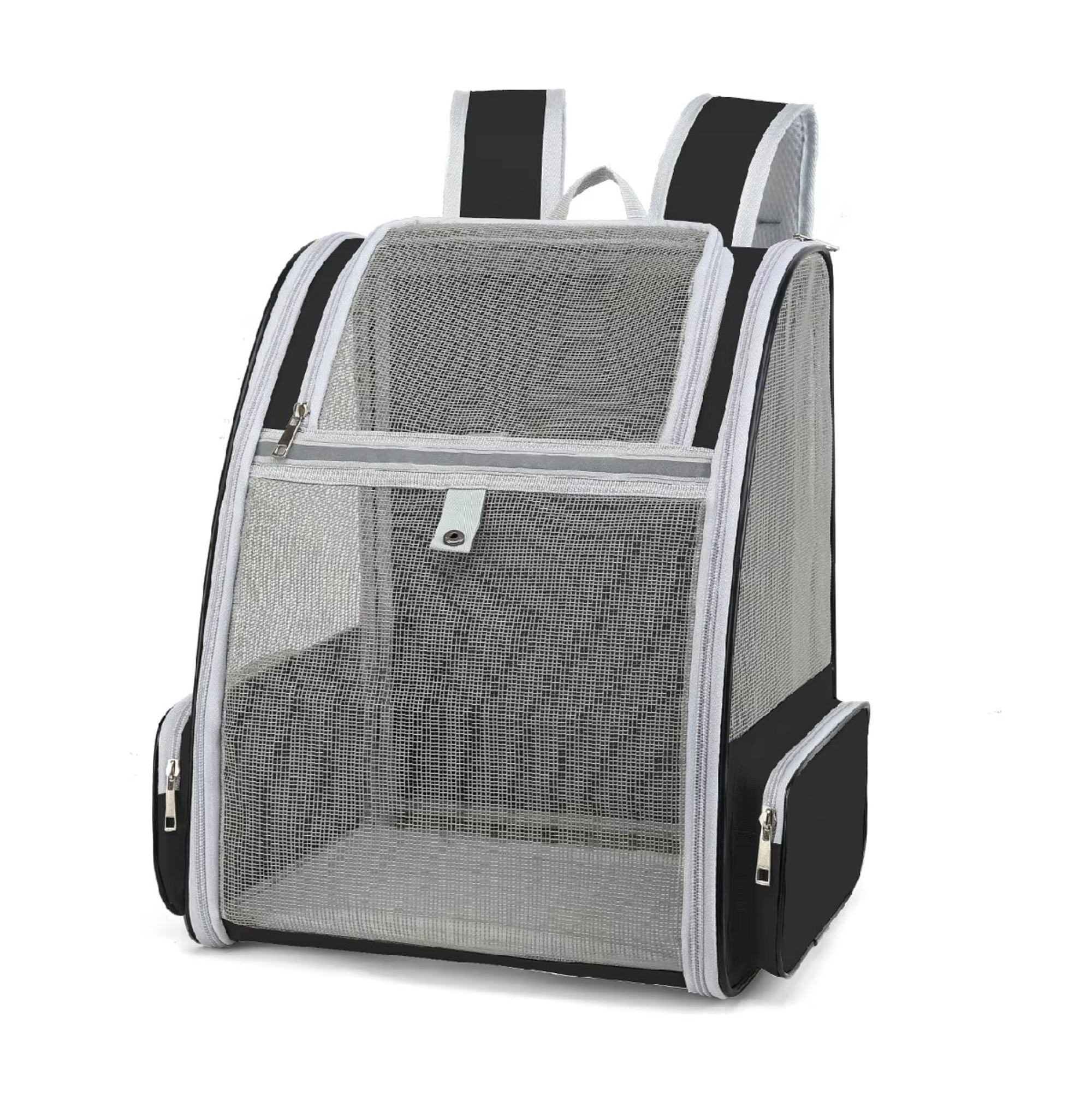MOCHILA TRANSPORTE MASCOTA BLACK - 4