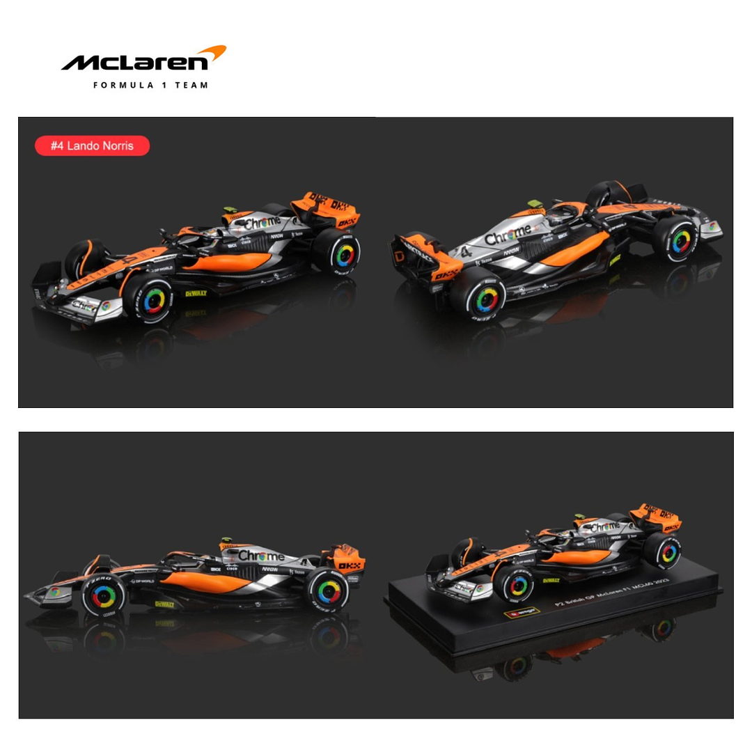 AUTO DE COLECCIÓN MC LAREN#4 - 4