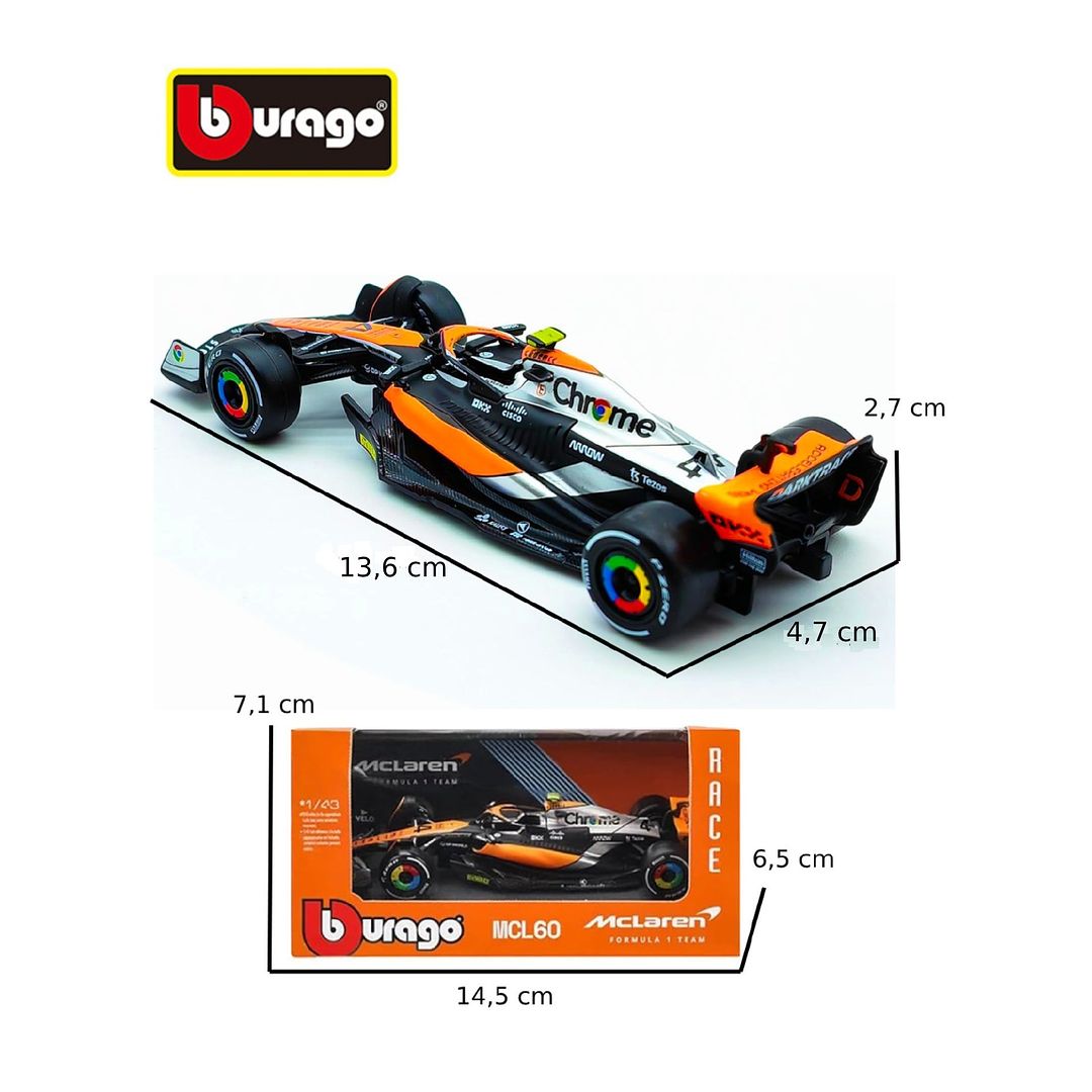 AUTO DE COLECCIÓN MC LAREN#4 - 5