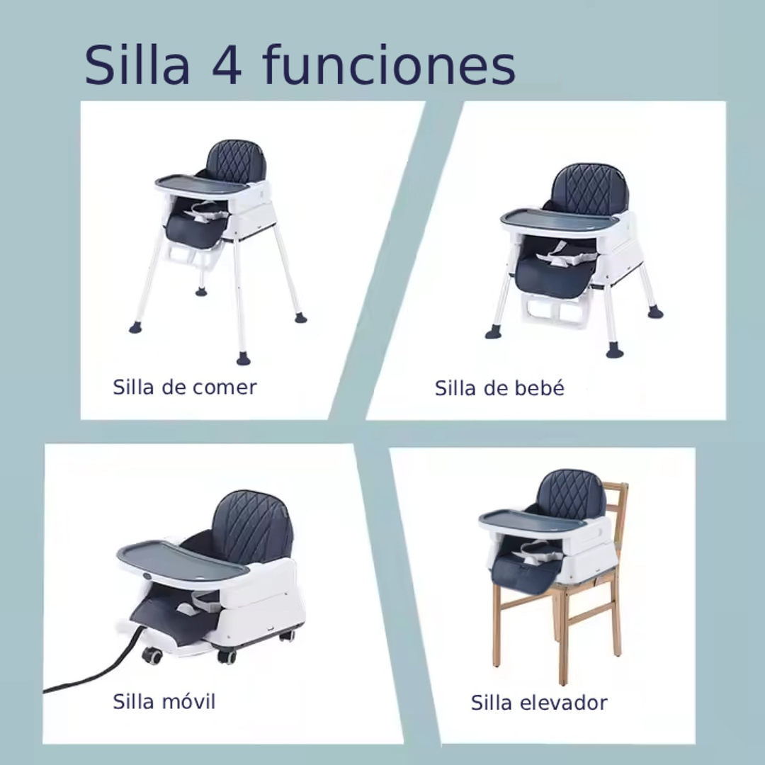 SILLA DE COMER FLORENCIA AZUL 4 EN 1 - 6