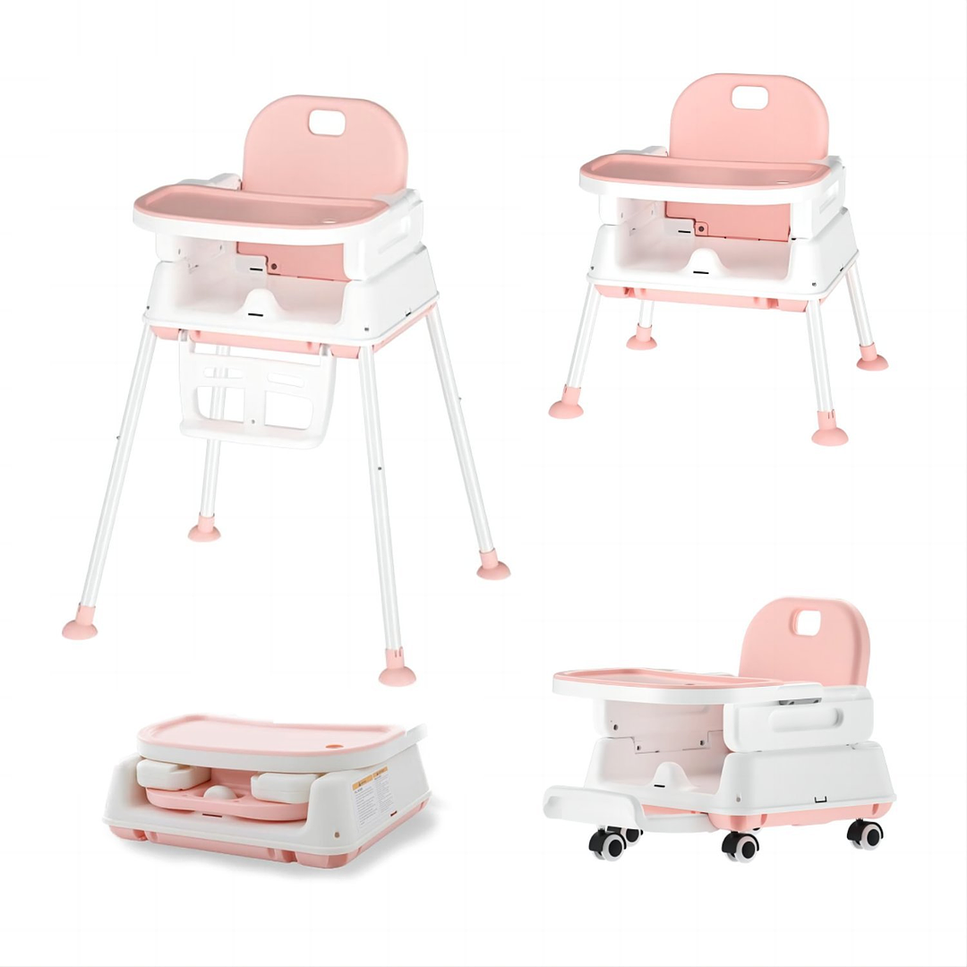 SILLA DE COMER FLORENCIA ROSADO 4 EN 1 - 2