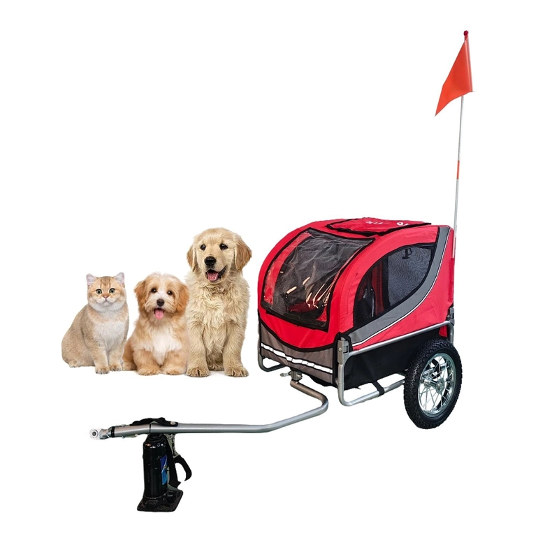 CARRITO BABY TRAILER PARA PETS ROJO - 1