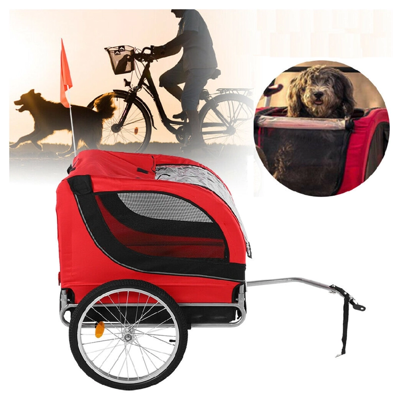 CARRITO BABY TRAILER PARA PETS ROJO - 5