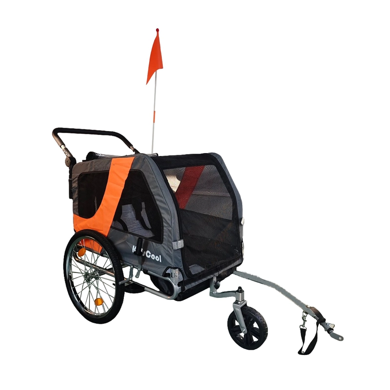 CARRITO JOGGER BABY TRAILER SINGLE GRIS - 1