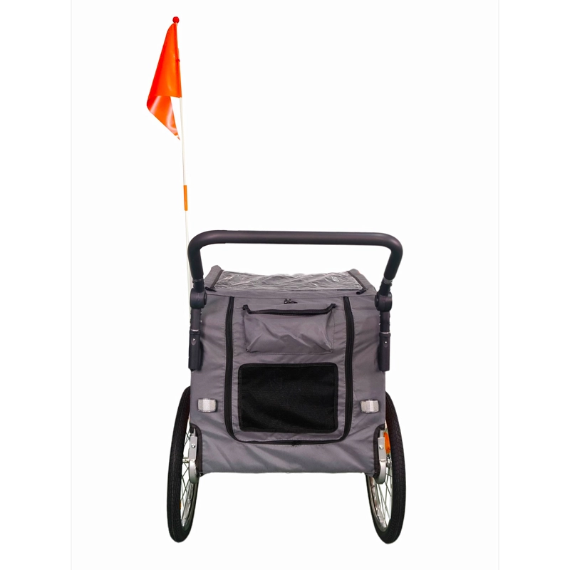 CARRITO JOGGER BABY TRAILER SINGLE GRIS - 3