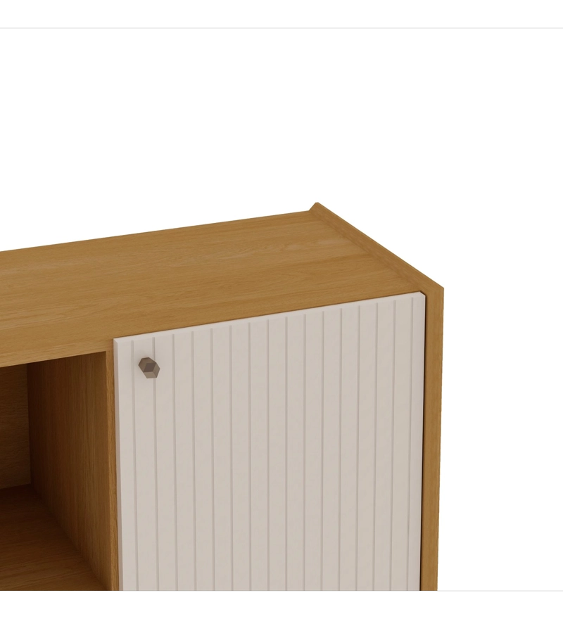 BUFFET VERTICE 1 PUERTA CARAMELO BEIGE - 1