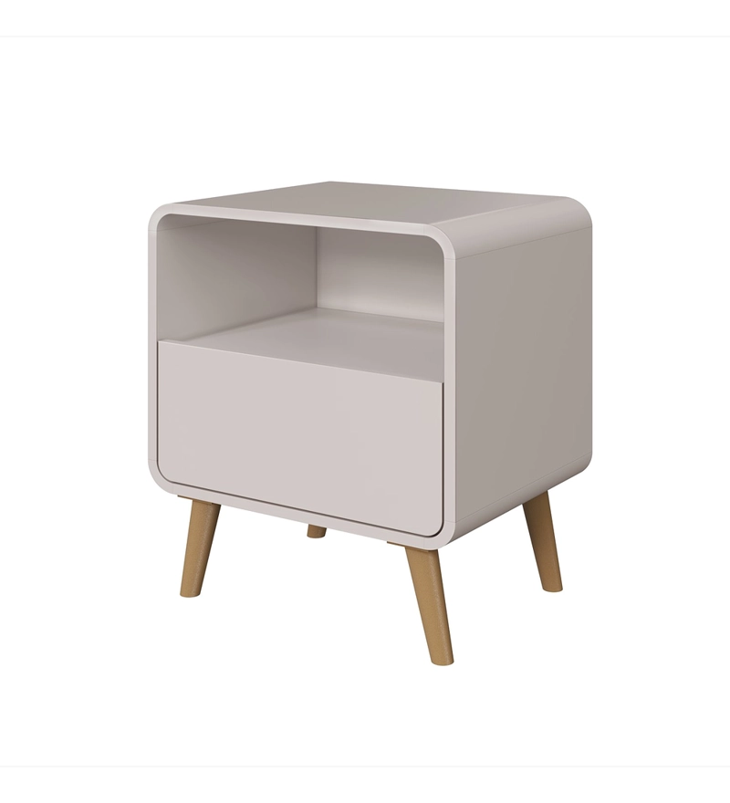 VELADOR RETRO 1 CAJON ROBLE CLARO - 1