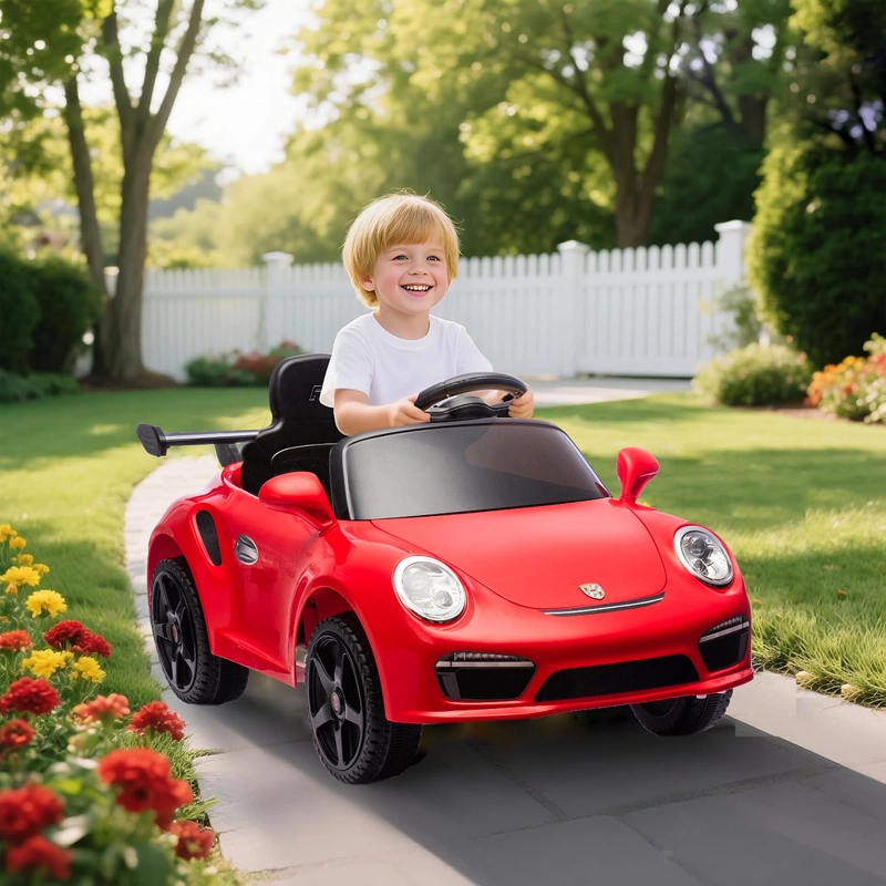 AUTO A BATERIA PORCHE 911 RUF CTR 3 12V ROJO - 3