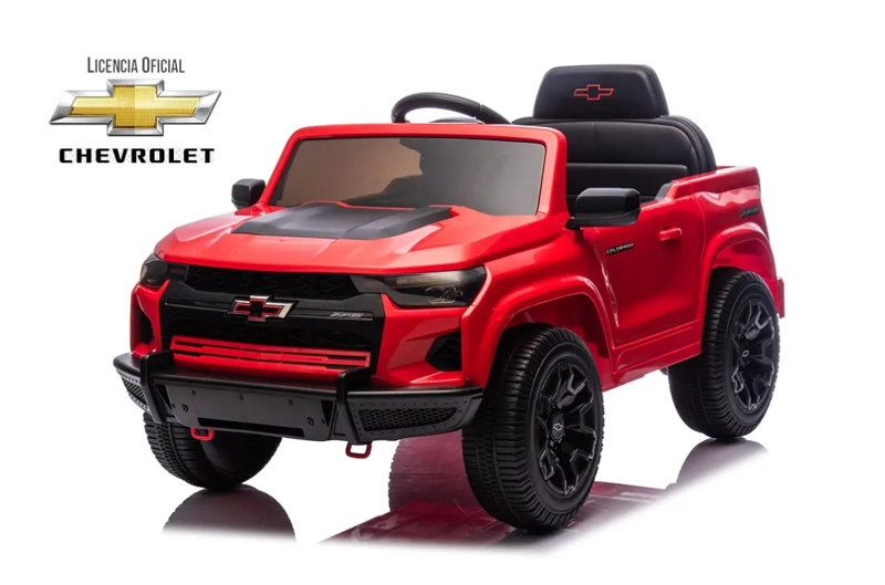 CAMIONETA A BATERIA CHEVROLET COLORADO 12V ROJO - 1
