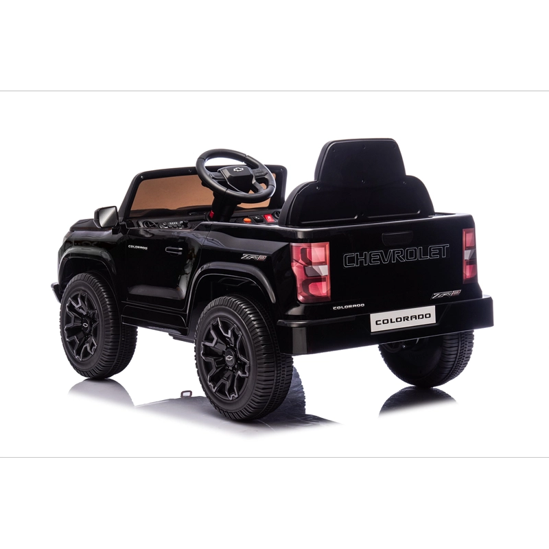 CAMIONETA A BATERIA CHEVROLET COLORADO 12V NEGRO - 2