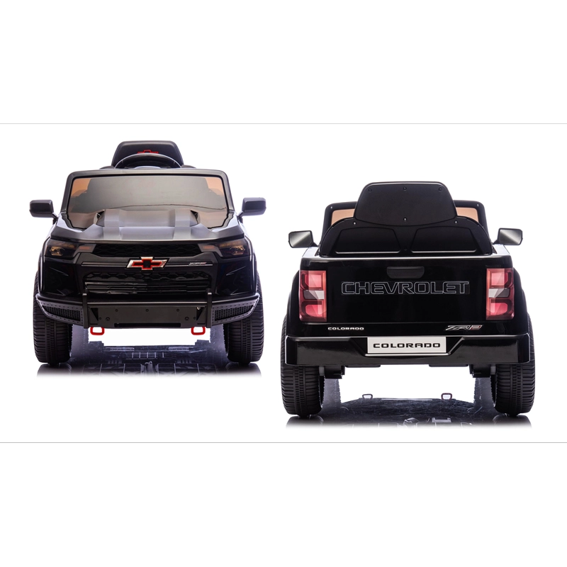 CAMIONETA A BATERIA CHEVROLET COLORADO 12V NEGRO - 3