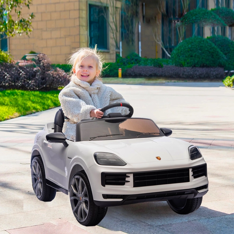 AUTO A BATERIA PORSCHE CAYENNE 12V BLANCO - 3