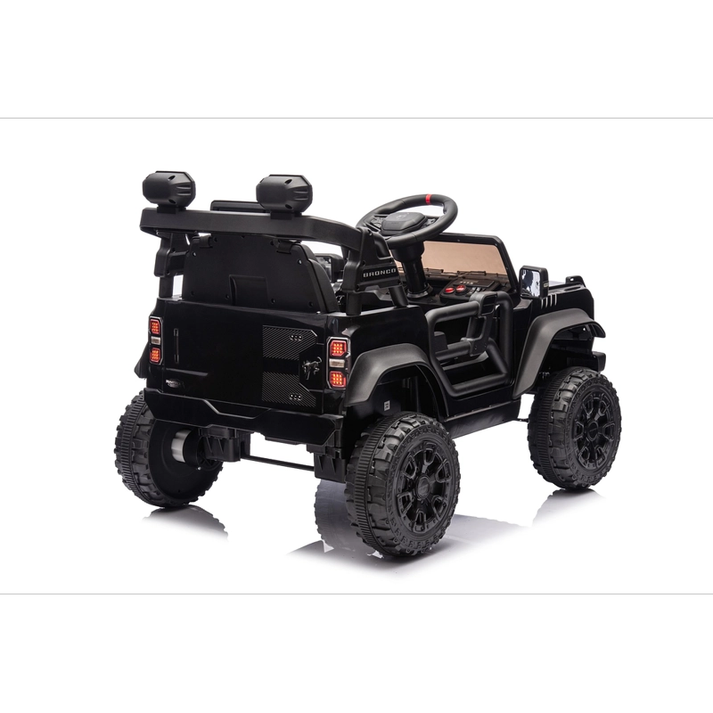 CAMIONETA A BATERIA FORD BRONCO 12V NEGRO - 2