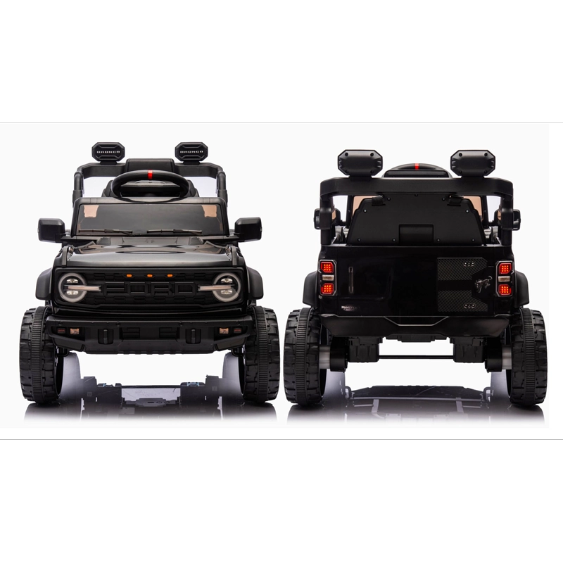 CAMIONETA A BATERIA FORD BRONCO 12V NEGRO - 4