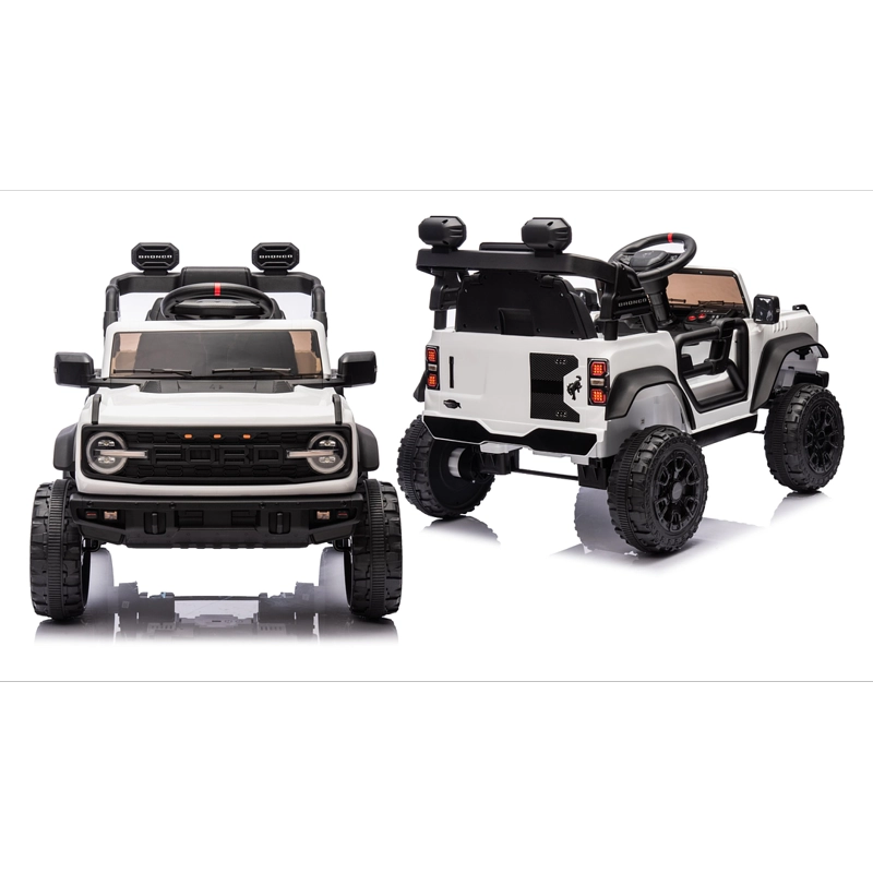 CAMIONETA A BATERIA FORD BRONCO 12V BLANCO - 4