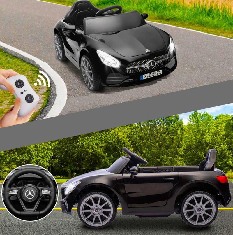 AUTO A BATERIA MERCEDES BENZ CLS350 12V NEGRO - 4