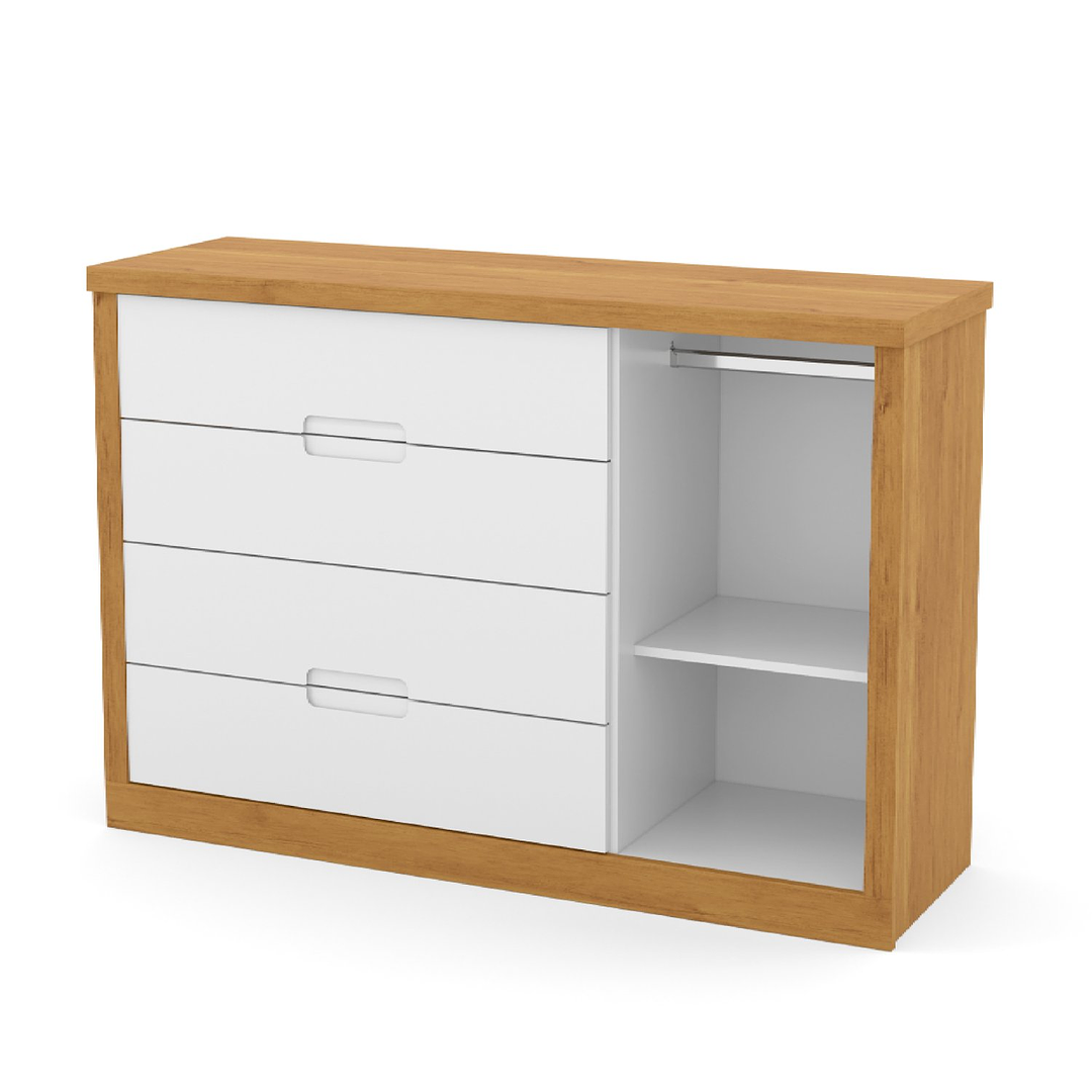 COMODA TUTTO CON PUERTA BLANCA CARAMELO - 2