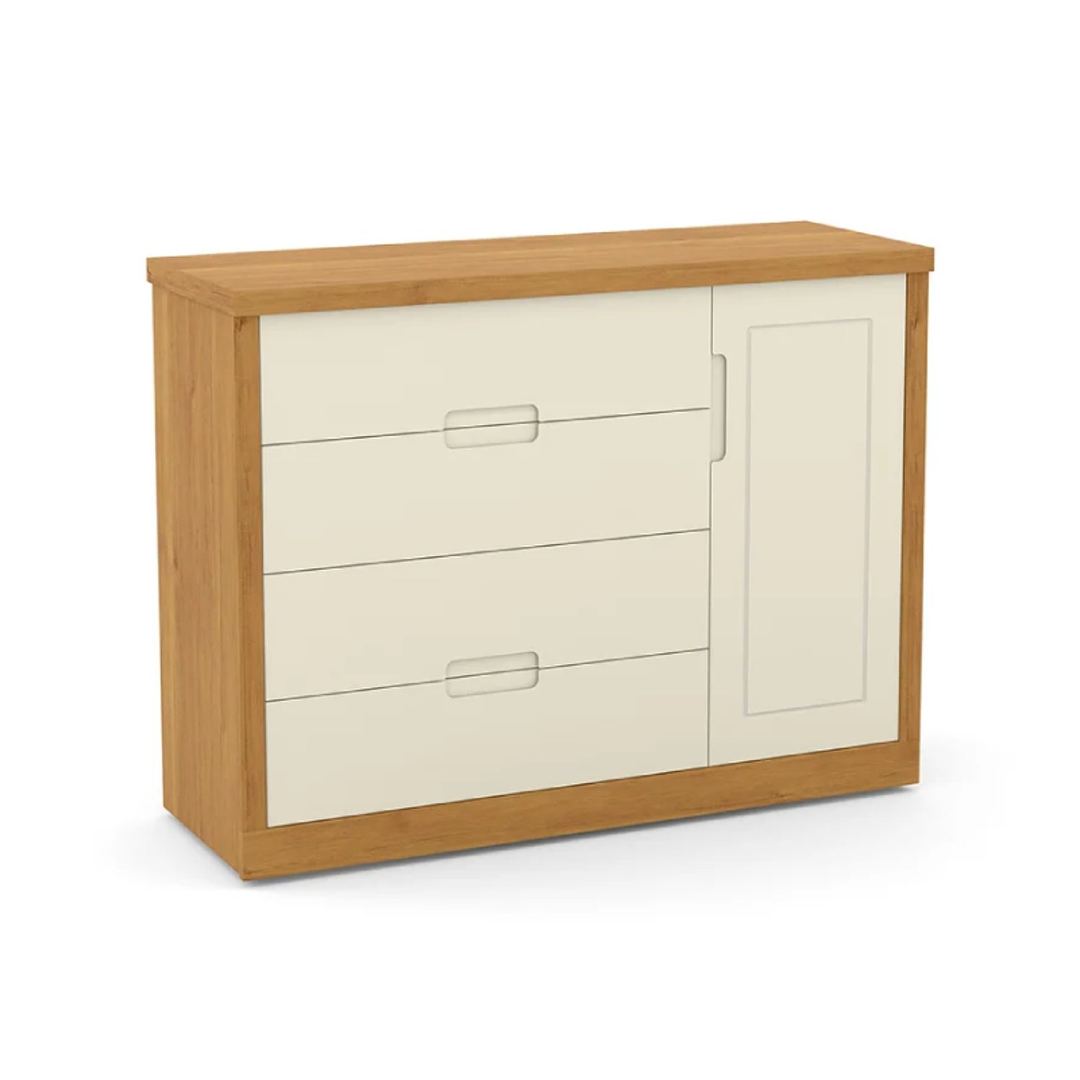 COMODA TUTTO CON PUERTA BEIGE CARAMELO - 2