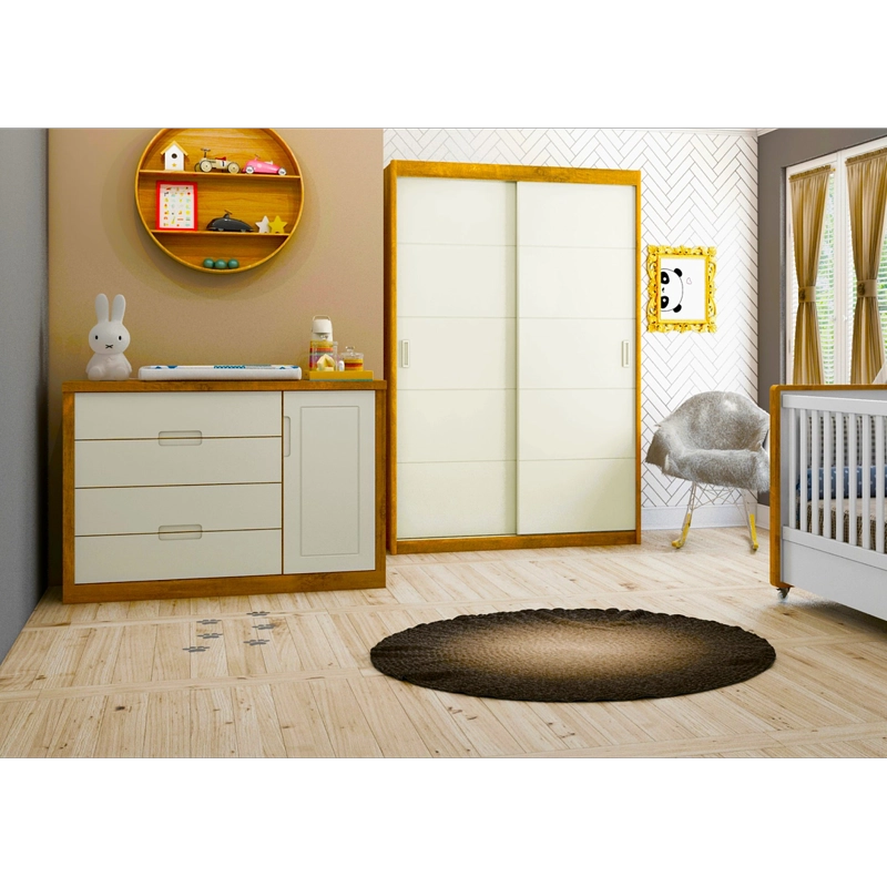 COMODA TUTTO CON PUERTA BEIGE CARAMELO - 4