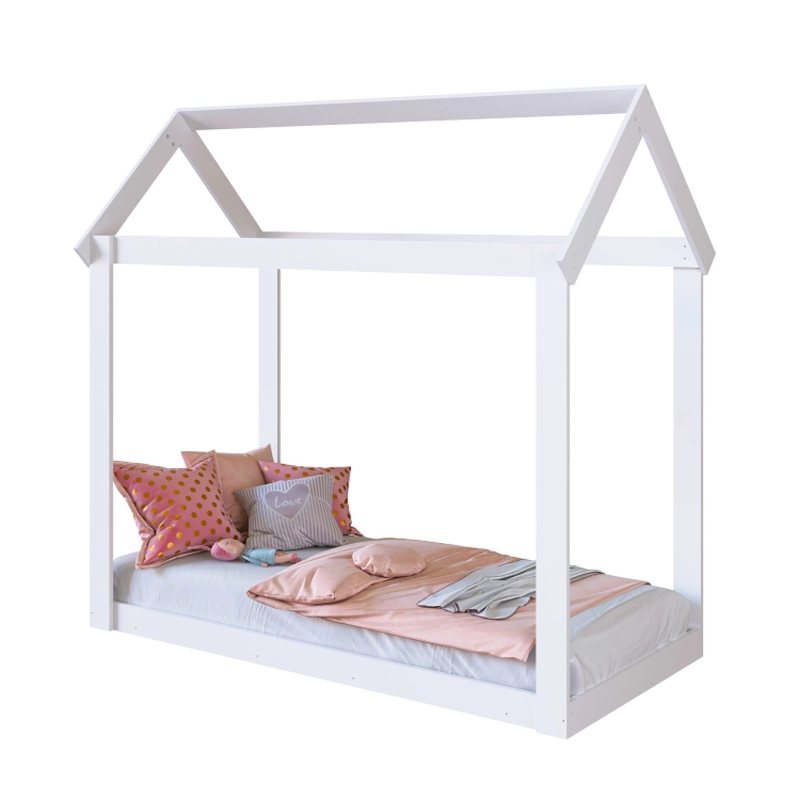 CAMA CASITA MONTESSORIANO CARIÑO BLANCA - 1