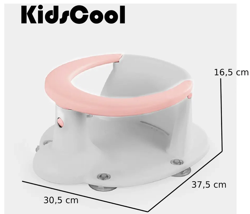 ASIENTO PARA BAÑO DE BEBE ROSADO - 7
