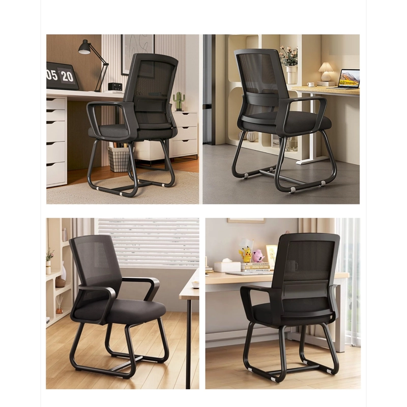 SILLA DE ESCRITORIO ERGONOMICA NEGRO - 4