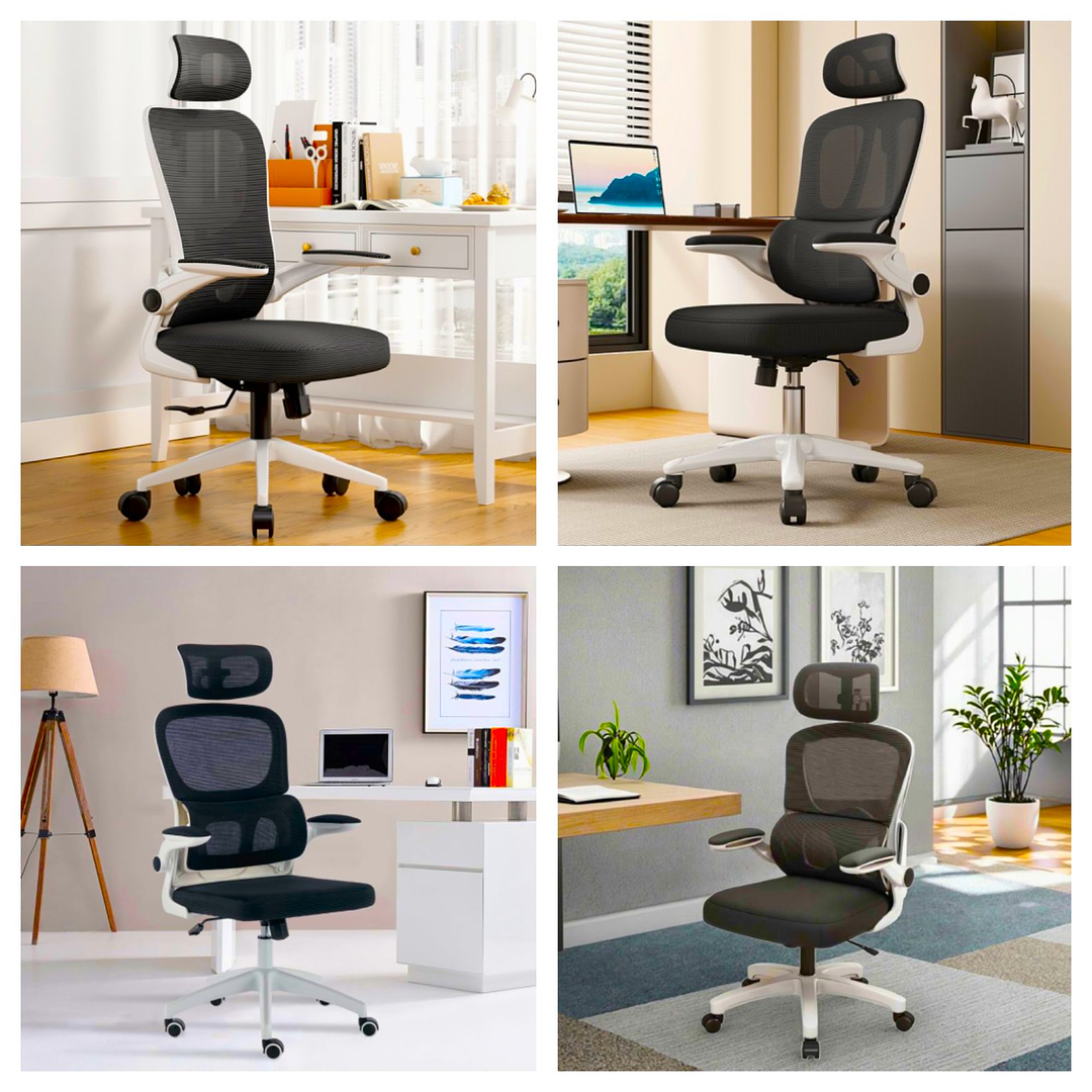 SILLA DE ESCRITORIO ERGONOMICA PRO NEGRO - 5