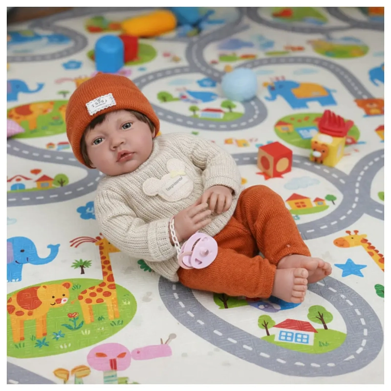 MUÑECO BEBE REALISTA 40 CM CON 12 SONIDOS DE APEGO - 2