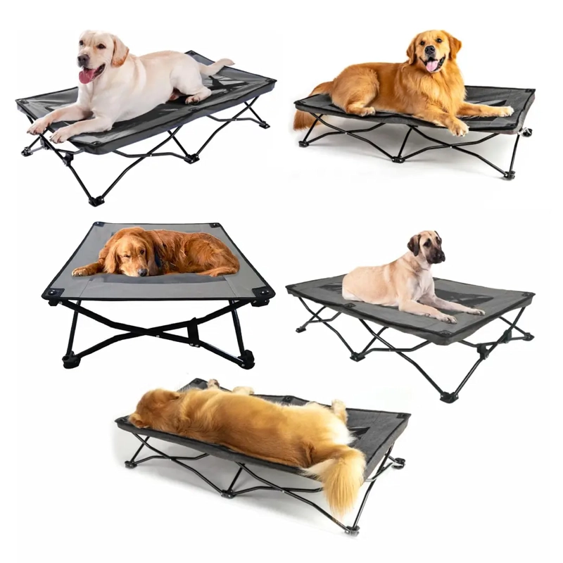 CAMA ELEVADA PARA PERRO PLEGABLE TALLA L PETSCOOL 90 KG - 3