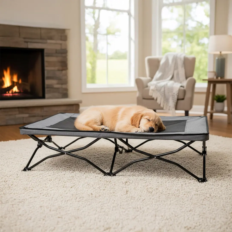 CAMA ELEVADA PARA PERRO PLEGABLE TALLA L PETSCOOL 90 KG - 7