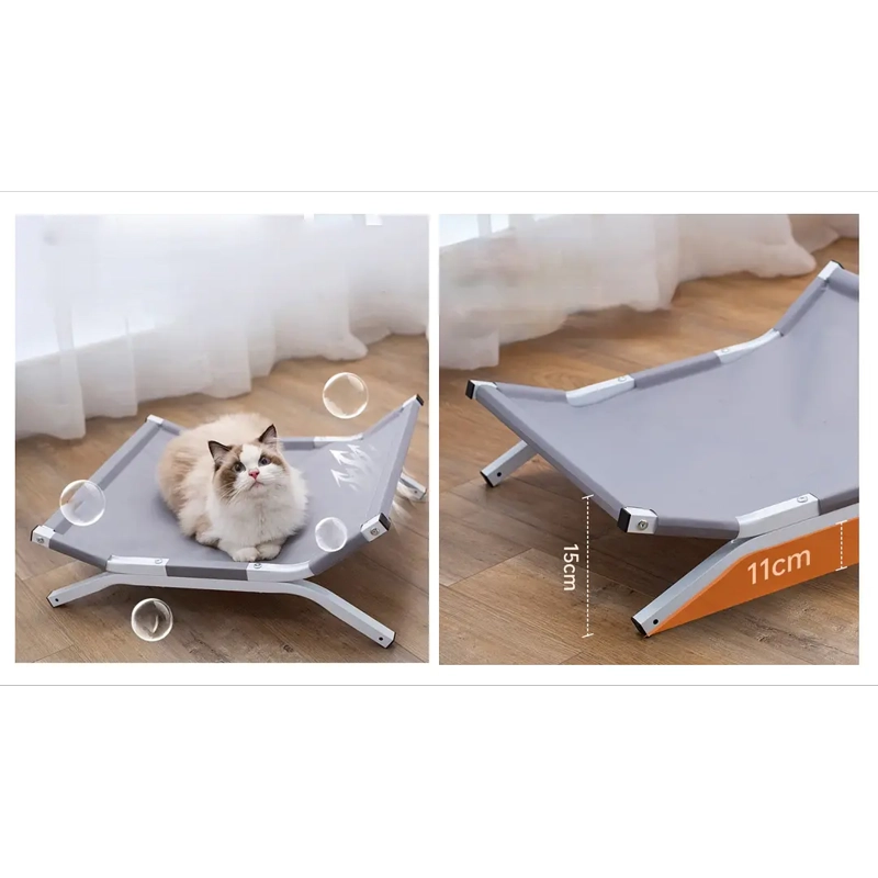 CAMA ELEVADA PARA PERROS Y GATOS IMPERMEABLE - 7