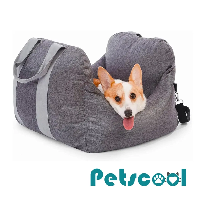 BOLSO PORTA MASCOTA 3 EN 1 PETSCOOL GRIS - 1