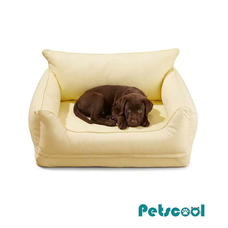 CAMA SOFA IMPERMEABLE PARA MASCOTAS BEIGE TALLA S - 2