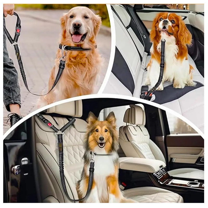 CINTURON DE SEGURIDAD AJSUTABLE PARA MASCOTA PETSCOOL - 9