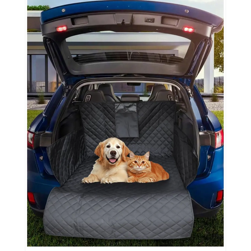 FUNDA PROTECTORA DE AUTO PARA MASCOTAS PETSCOOL NEGRO - 4