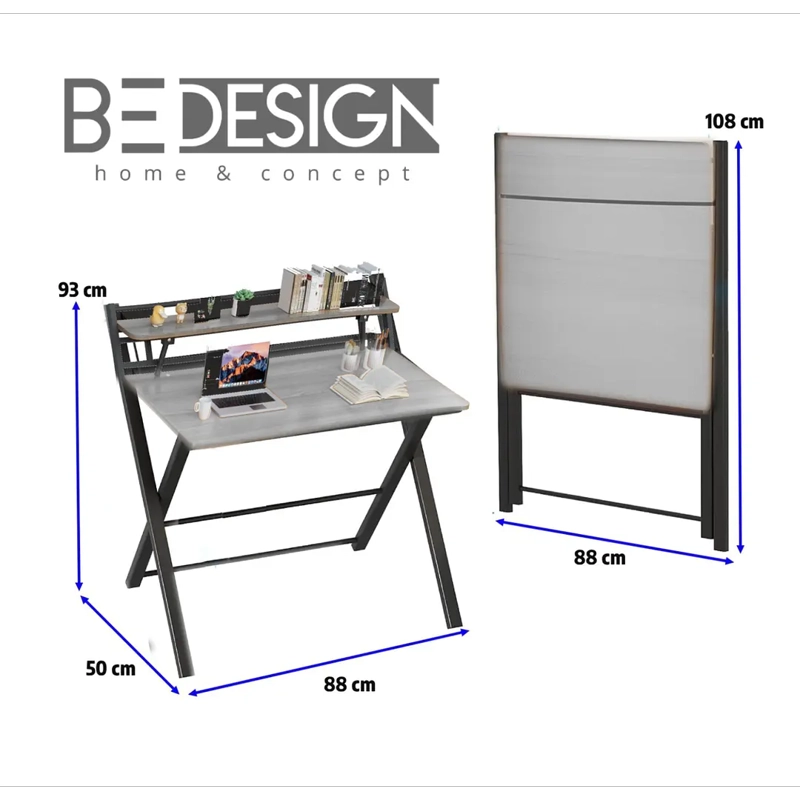 ESCRITORIO PLEGABLE GRIS BE DESIGN - 6