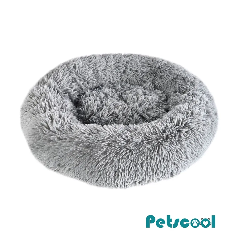 CAMA NIDO PARA MASCOTAS ANTIANSIEDAD TALLA M PETSCOOL GRIS 60CM - 1
