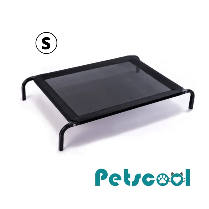 CAMA ELEVADA PARA MASCOTAS PETSCOOL TALLA S 68 X 55CM SOPORTA HASTA 15 KG - 1