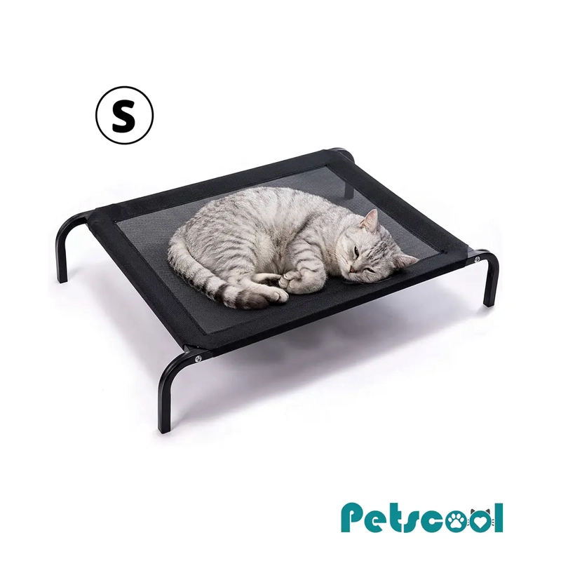 CAMA ELEVADA PARA MASCOTAS PETSCOOL TALLA S 68 X 55CM SOPORTA HASTA 15 KG - 3