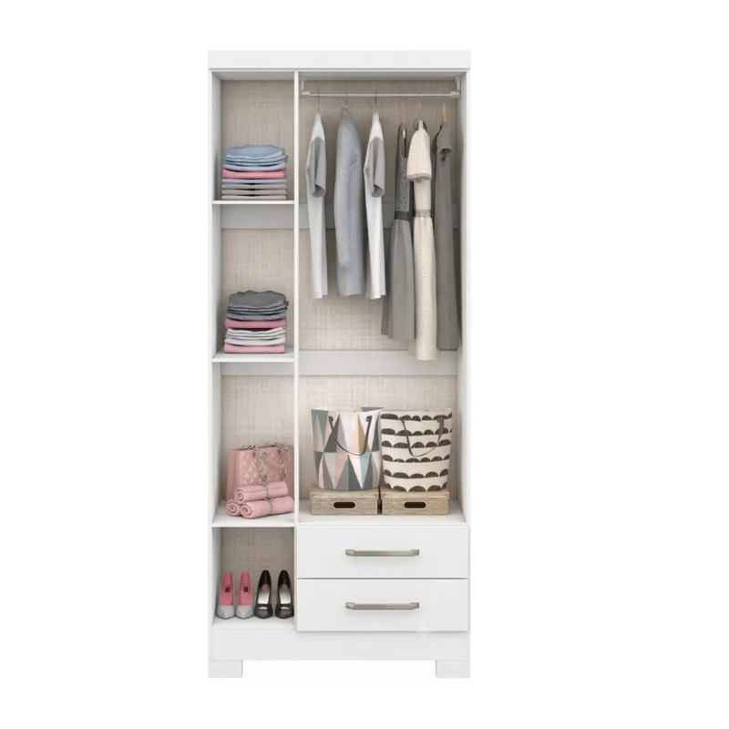 CLOSET ROPERO MULTIFUNCONAL FRANCIA BLANCO - 3