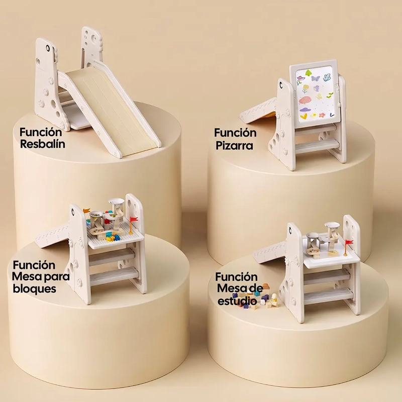 RESBALIN INFANTIL PLEGABLE 4 EN 1 CON ESCRITORIO - 4