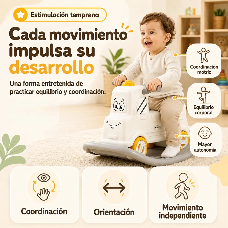 CORREPASILLOS CAMINADOR MECEDOR CAMION 3 EN 1 - 4
