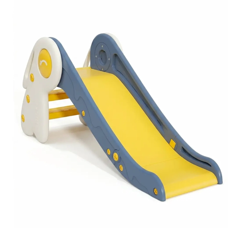 RESBALIN INFANTIL PLEGABLE CON ARO DE BASQUETBOL MULTICOLOR - 1