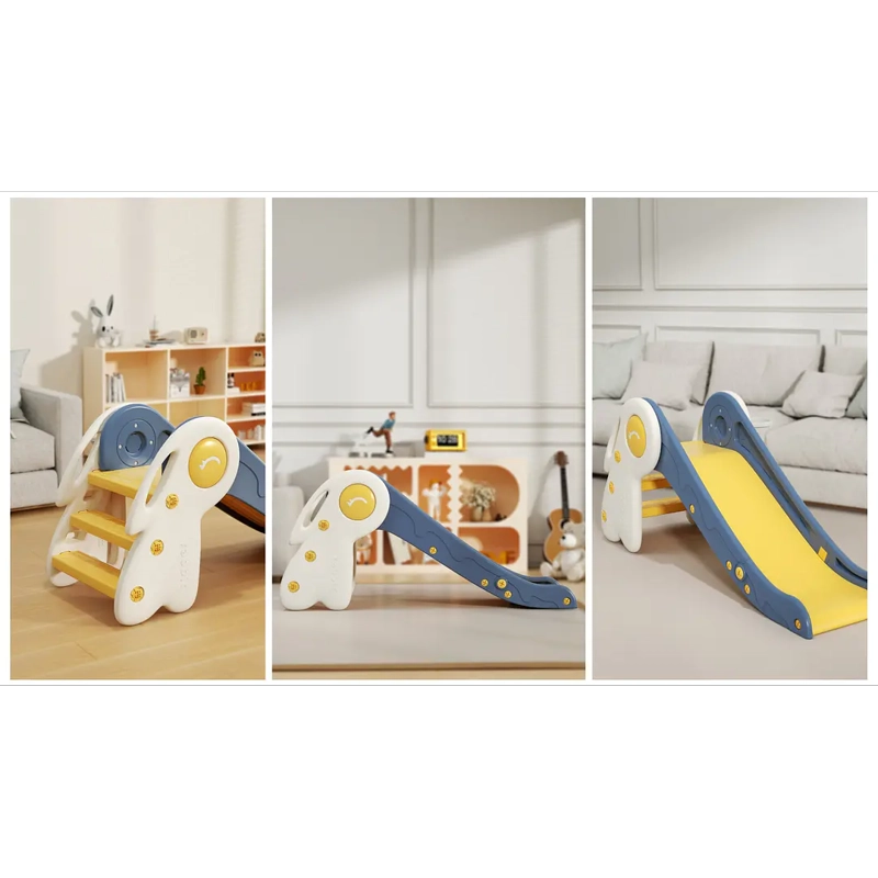 RESBALIN INFANTIL PLEGABLE CON ARO DE BASQUETBOL MULTICOLOR - 6