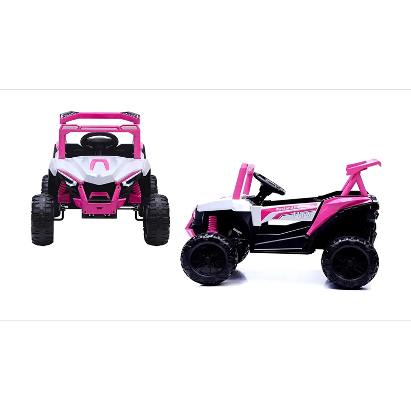 AUTO A BATERIA BUGGY ROSADO 4X2 12V CONTROL REMOTO Y BALANCEO - 2
