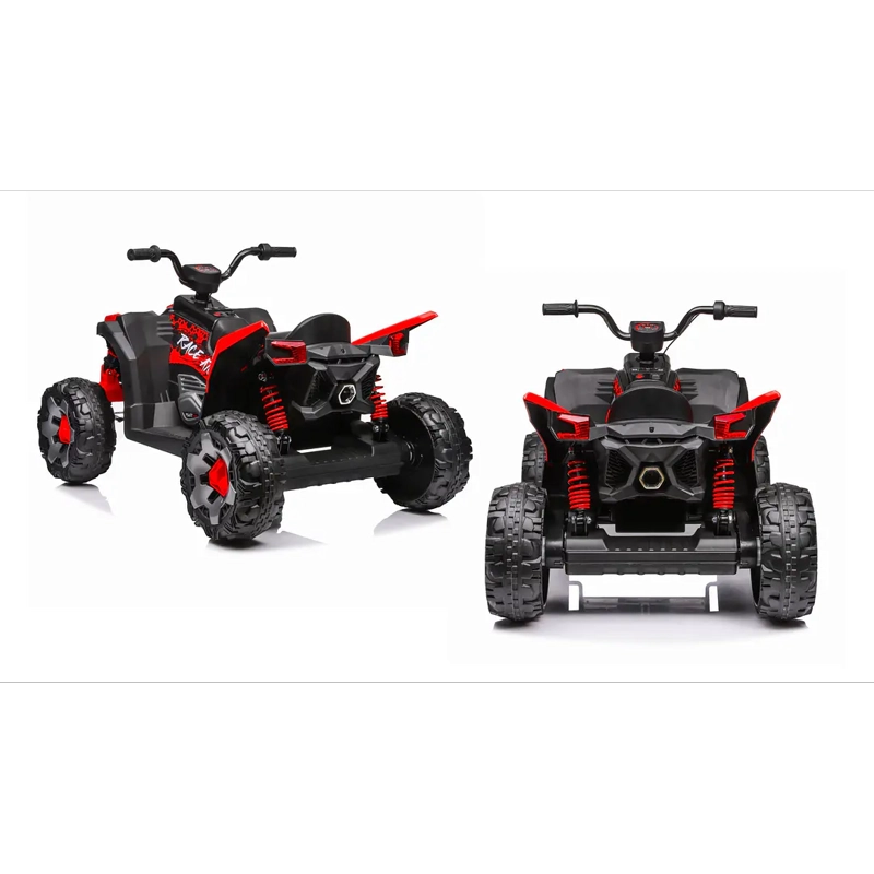CUATRIMOTO ELECTRICA INFANTIL MONSTER ATV ROJA 12V 4X2 - 2