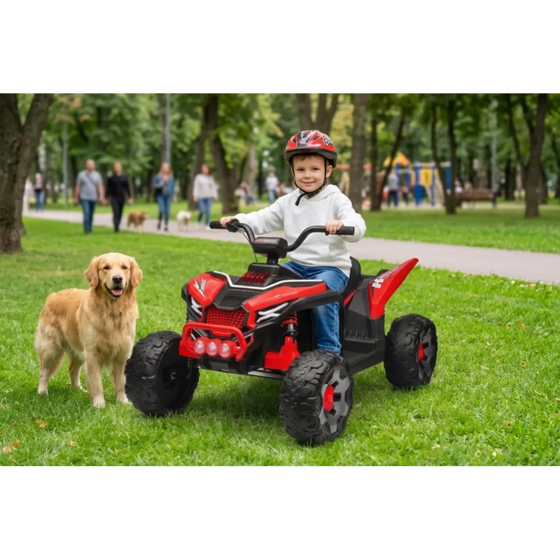 CUATRIMOTO ELECTRICA INFANTIL MONSTER ATV ROJA 12V 4X2 - 6