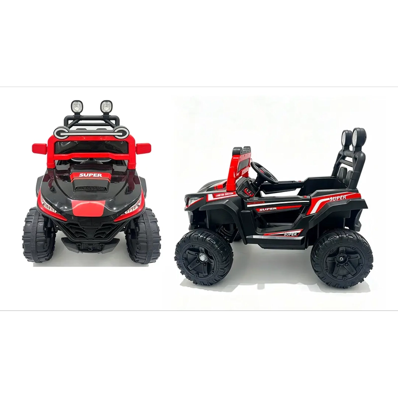 AUTO A BATERIA BUGGY MONSTER NEGRO 4X4 12V CONTROL REMOTO - 2