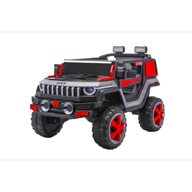 AUTO A BATERIA TODOTERRENO GRIS 12V BLUETOOTH CONTROL REMOTO - 1