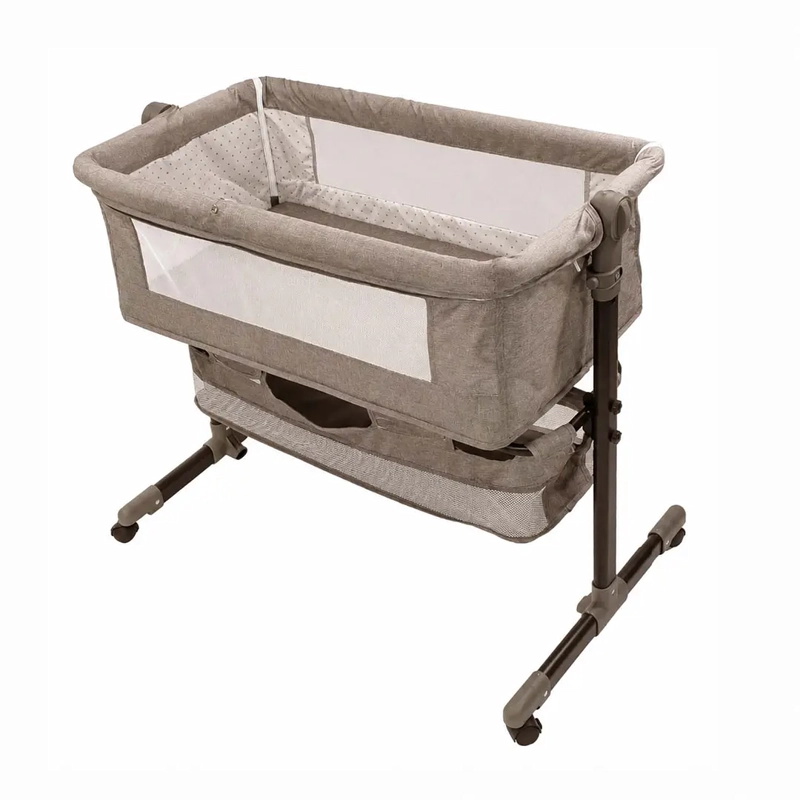CUNA COLECHO PLEGABLE CON MOSQUITERO BEIGE - 3